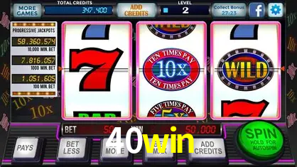 Descubra o Mundo do Cassino Online com 40win